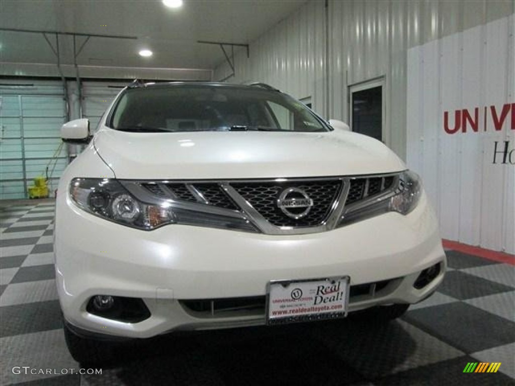 2012 Murano SV - Pearl White / Beige photo #2