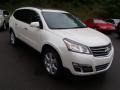 White Diamond Tricoat 2014 Chevrolet Traverse LTZ AWD Exterior