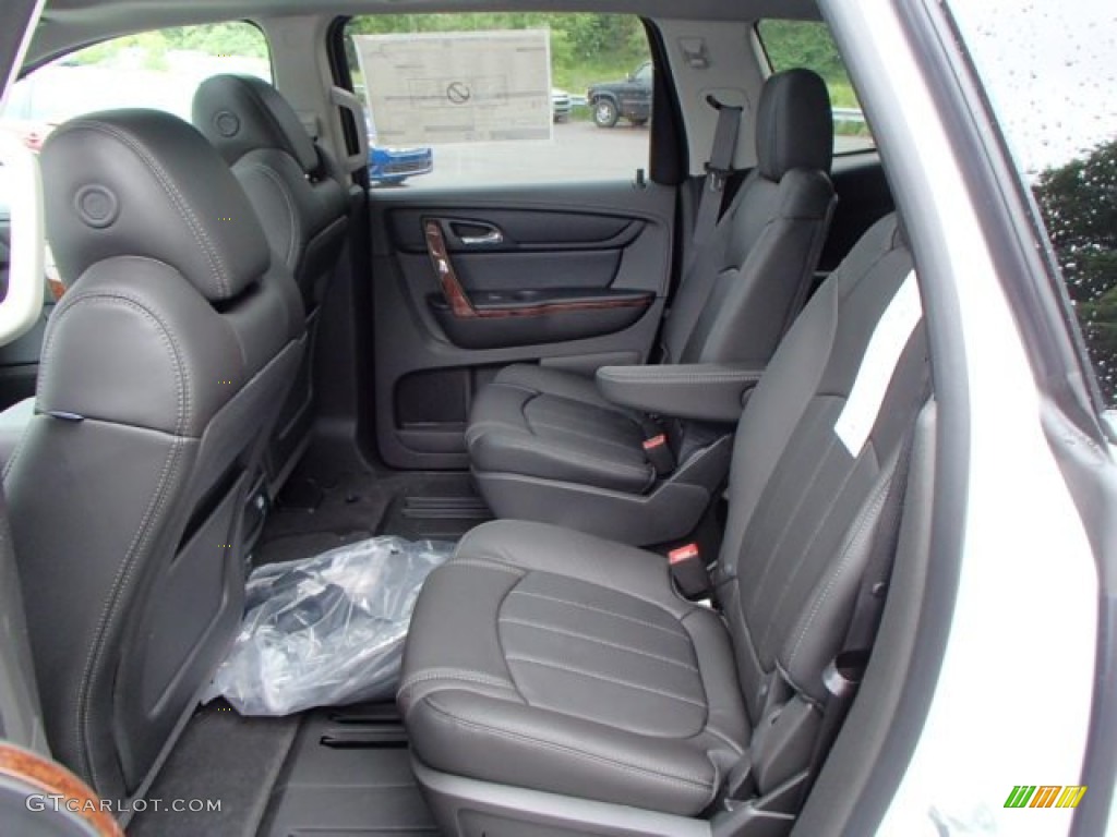 Ebony Interior 2014 Chevrolet Traverse LTZ AWD Photo #82075440