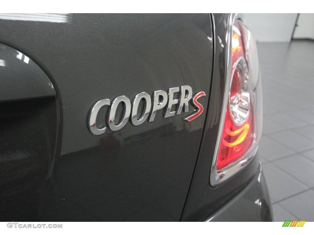 2013 Cooper S Hardtop - Eclipse Gray Metallic / Carbon Black photo #27