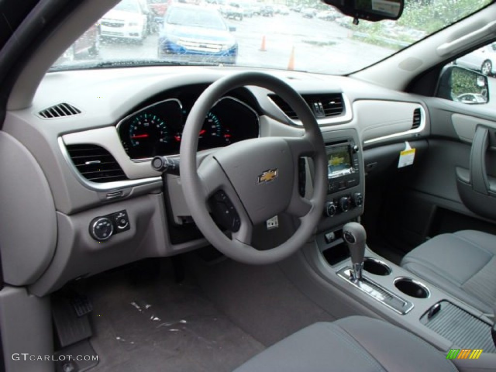 Dark Titanium/Light Titanium Interior 2014 Chevrolet Traverse LS AWD Photo #82076362