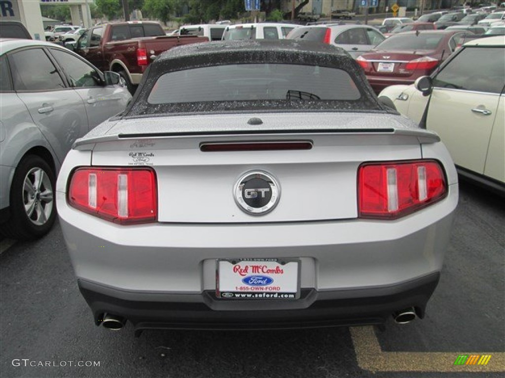 2011 Mustang GT Premium Convertible - Ingot Silver Metallic / Charcoal Black photo #6