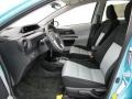  2013 Prius c Hybrid Two Light Blue Gray/Black Interior