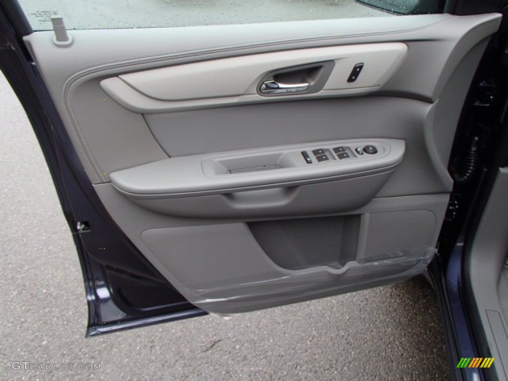2014 Chevrolet Traverse LS AWD Dark Titanium/Light Titanium Door Panel Photo #82076888