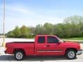 2005 Victory Red Chevrolet Silverado 1500 LS Extended Cab  photo #1