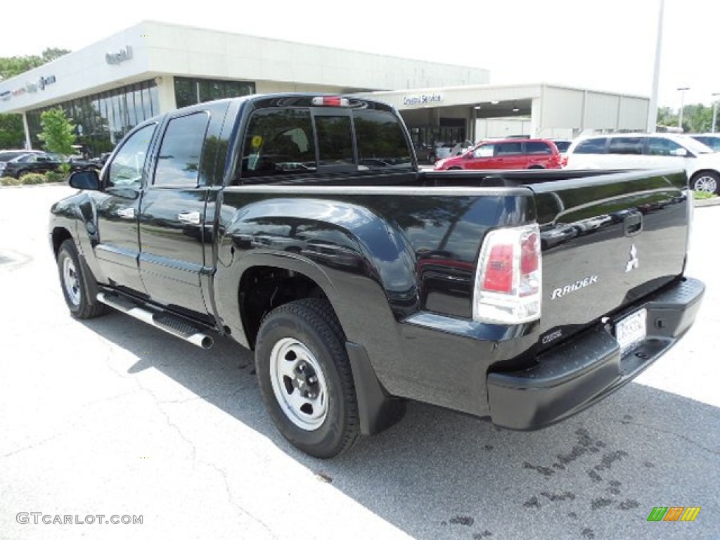 2008 Raider LS Double Cab - Brilliant Black / Slate photo #3