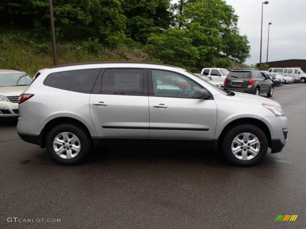 Silver Ice Metallic 2014 Chevrolet Traverse LS Exterior Photo #82077095