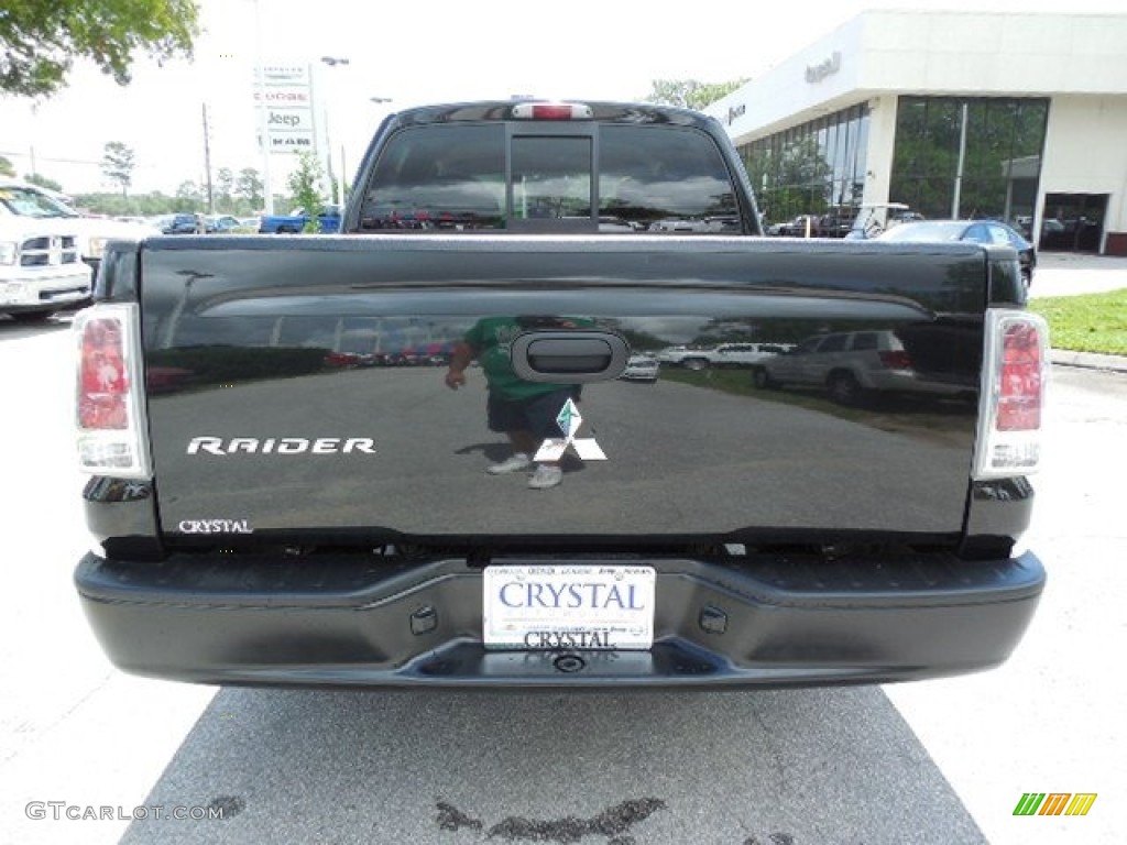 2008 Raider LS Double Cab - Brilliant Black / Slate photo #7