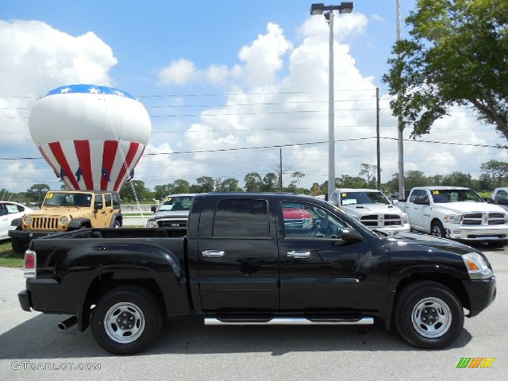 2008 Raider LS Double Cab - Brilliant Black / Slate photo #9