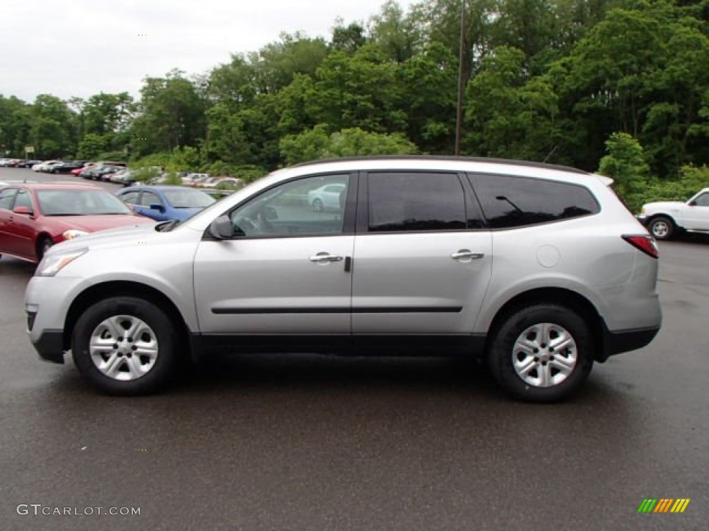 Silver Ice Metallic 2014 Chevrolet Traverse LS Exterior Photo #82077192