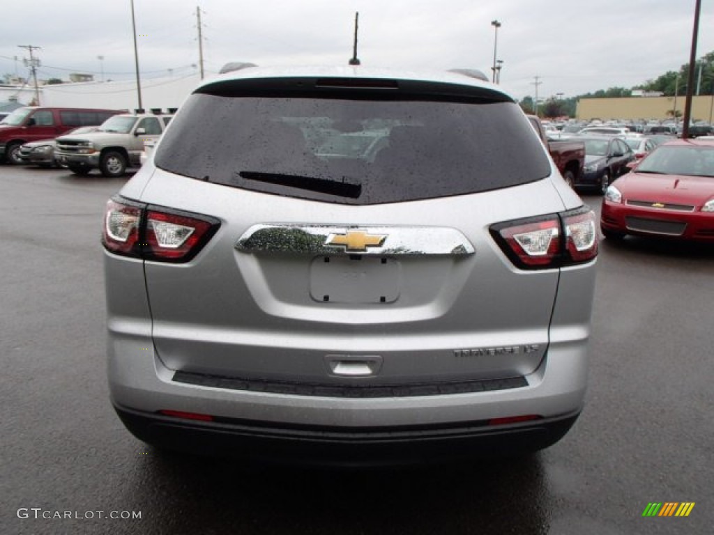 Silver Ice Metallic 2014 Chevrolet Traverse LS Exterior Photo #82077238