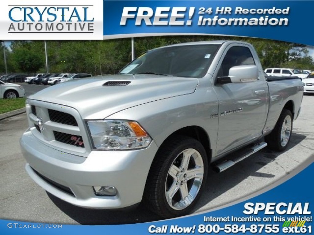 Bright Silver Metallic Dodge Ram 1500