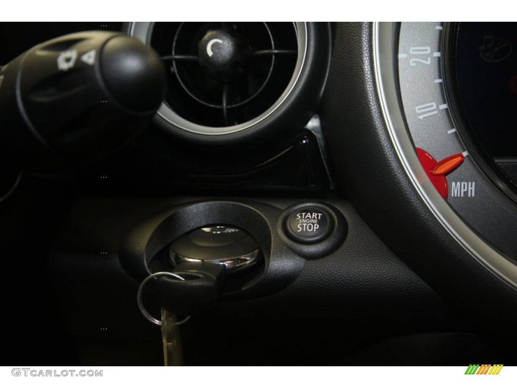 2013 Cooper John Cooper Works Coupe - Midnight Black Metallic / Championship Lounge Leather/Red Piping photo #19