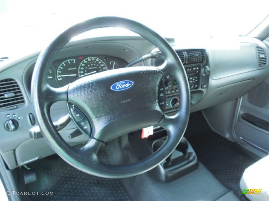 2002 Ford Ranger Sport SuperCab Dark Graphite Dashboard Photo #82078617