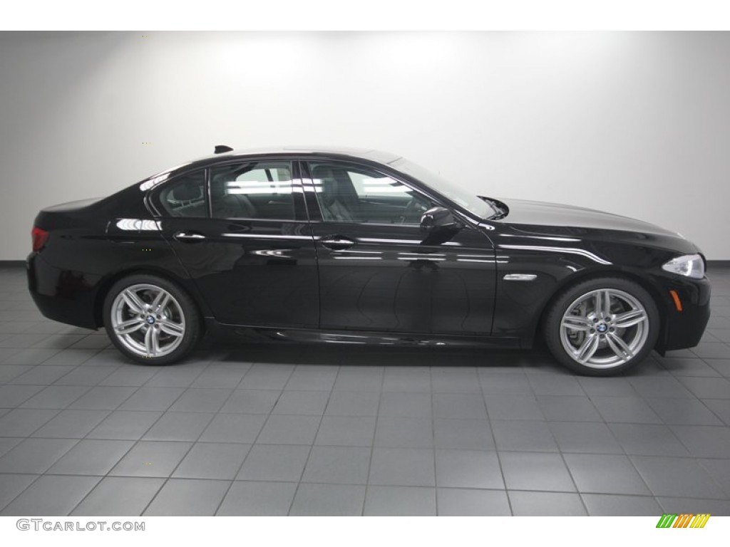 2013 5 Series 535i Sedan - Jet Black / Black photo #2