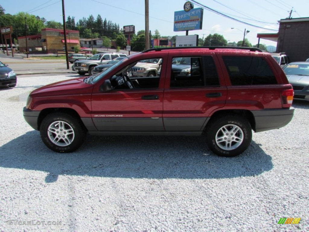2002 Grand Cherokee Laredo 4x4 - Inferno Red Tinted Pearlcoat / Dark Slate Gray photo #9