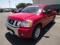 2012 Red Alert Nissan Titan SV Crew Cab  photo #3