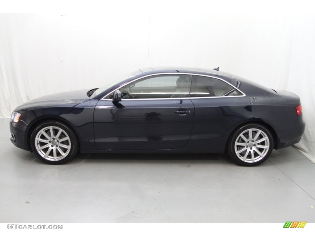 Deep Sea Blue Pearl Effect 2011 Audi A5 2.0T quattro Coupe Exterior Photo #82081820