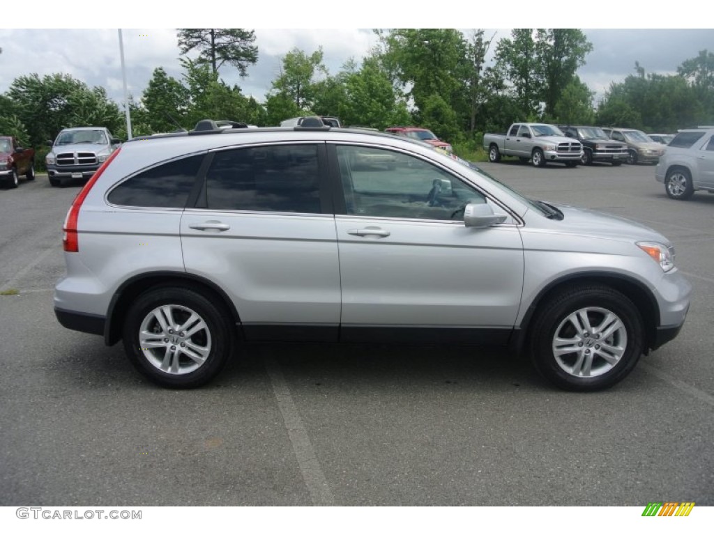 2011 CR-V EX-L 4WD - Alabaster Silver Metallic / Gray photo #3