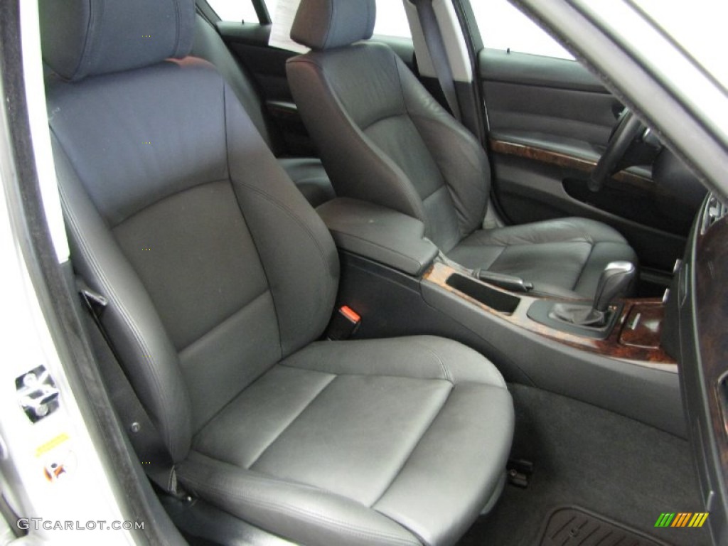 2008 3 Series 335i Sedan - Titanium Silver Metallic / Black photo #8