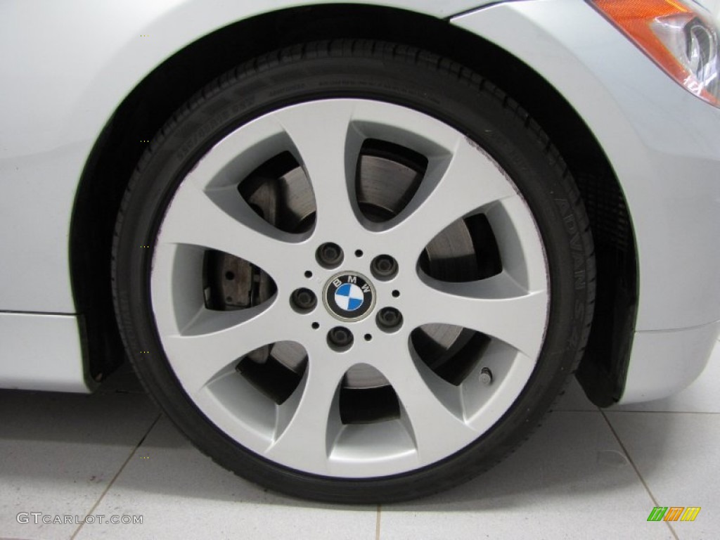 2008 3 Series 335i Sedan - Titanium Silver Metallic / Black photo #24