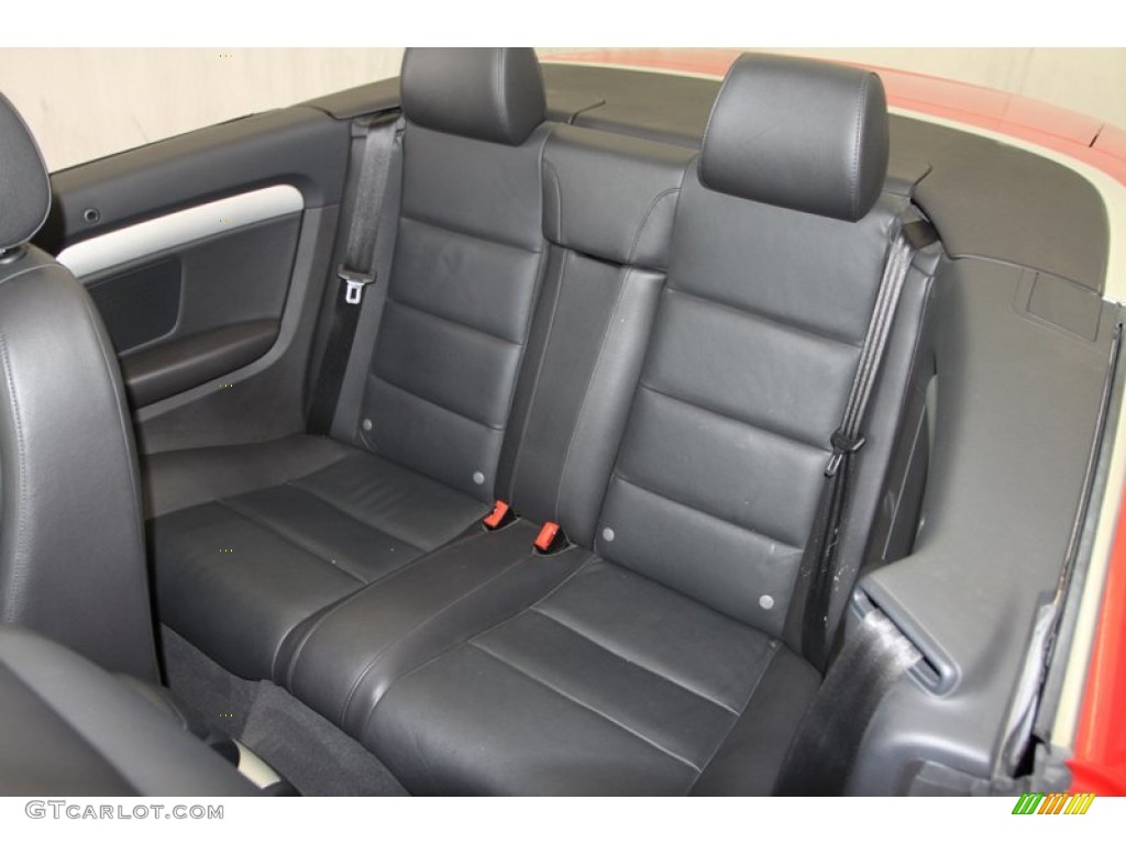 2007 Audi A4 2.0T Cabriolet Rear Seat Photo #82083238