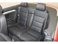 2007 Audi A4 Ebony Interior Rear Seat Photo