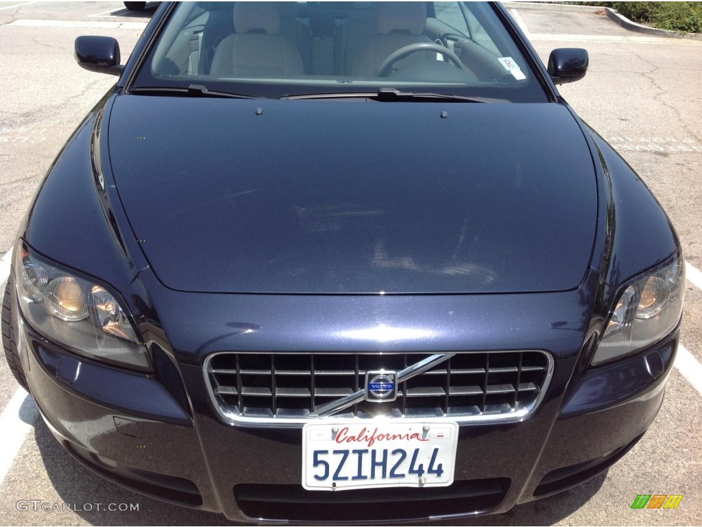 2007 C70 T5 Convertible - Magic Blue Metallic / Calcite Cream photo #1