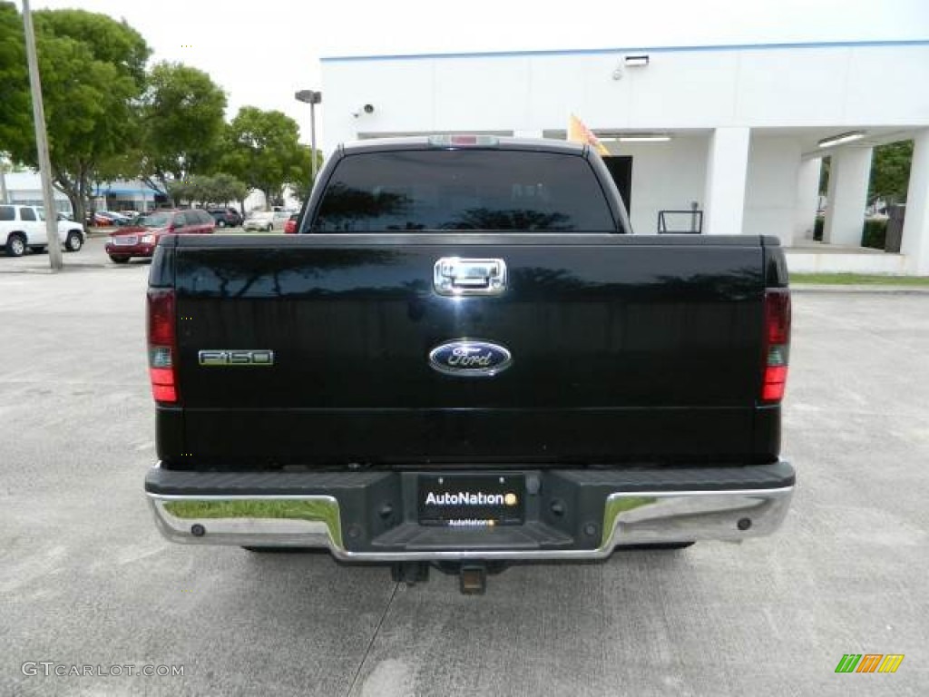 2006 F150 Lariat SuperCrew - Black / Black photo #4