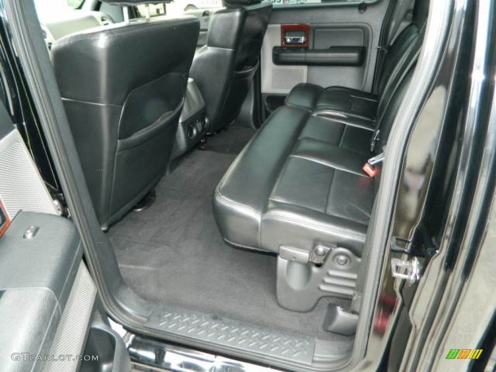 2006 F150 Lariat SuperCrew - Black / Black photo #13