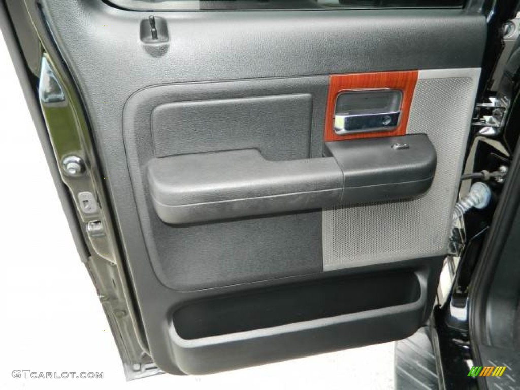2006 F150 Lariat SuperCrew - Black / Black photo #14
