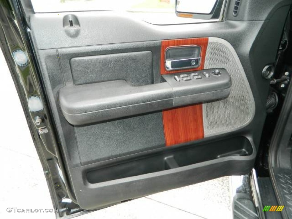 2006 F150 Lariat SuperCrew - Black / Black photo #15