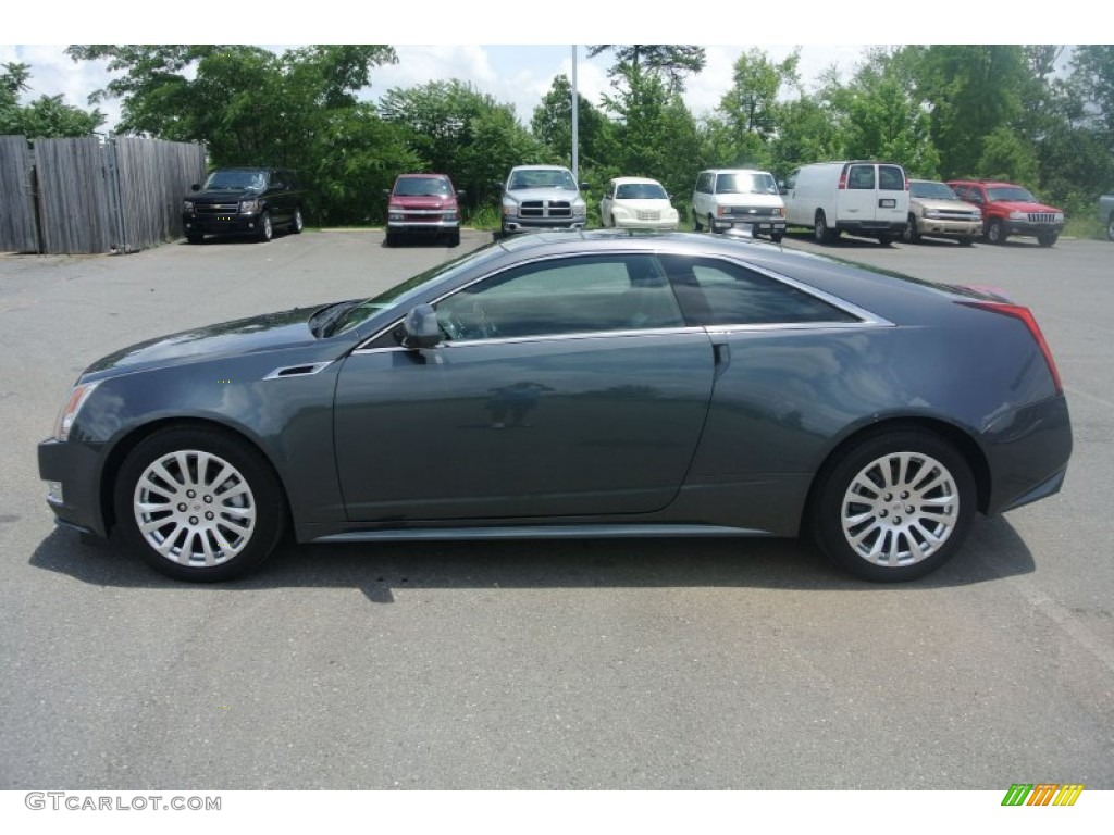Thunder Gray ChromaFlair 2011 Cadillac CTS Coupe Exterior Photo #82084715