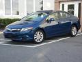 2012 Dyno Blue Pearl Honda Civic EX Sedan  photo #2