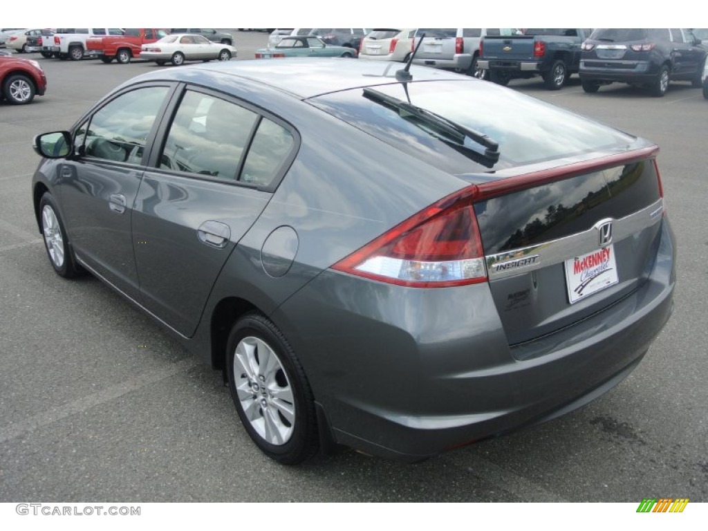 2012 Insight EX Hybrid - Polished Metal Metallic / Gray photo #5