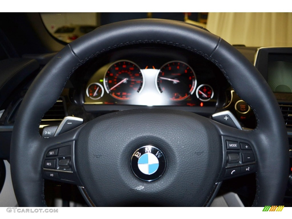 2013 6 Series 650i Convertible - Deep Sea Blue Metallic / Ivory White photo #19
