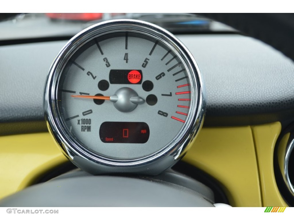 2005 Cooper Convertible - Liquid Yellow / Black/Panther Black photo #27