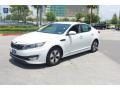 2012 Snow White Pearl Kia Optima Hybrid  photo #2