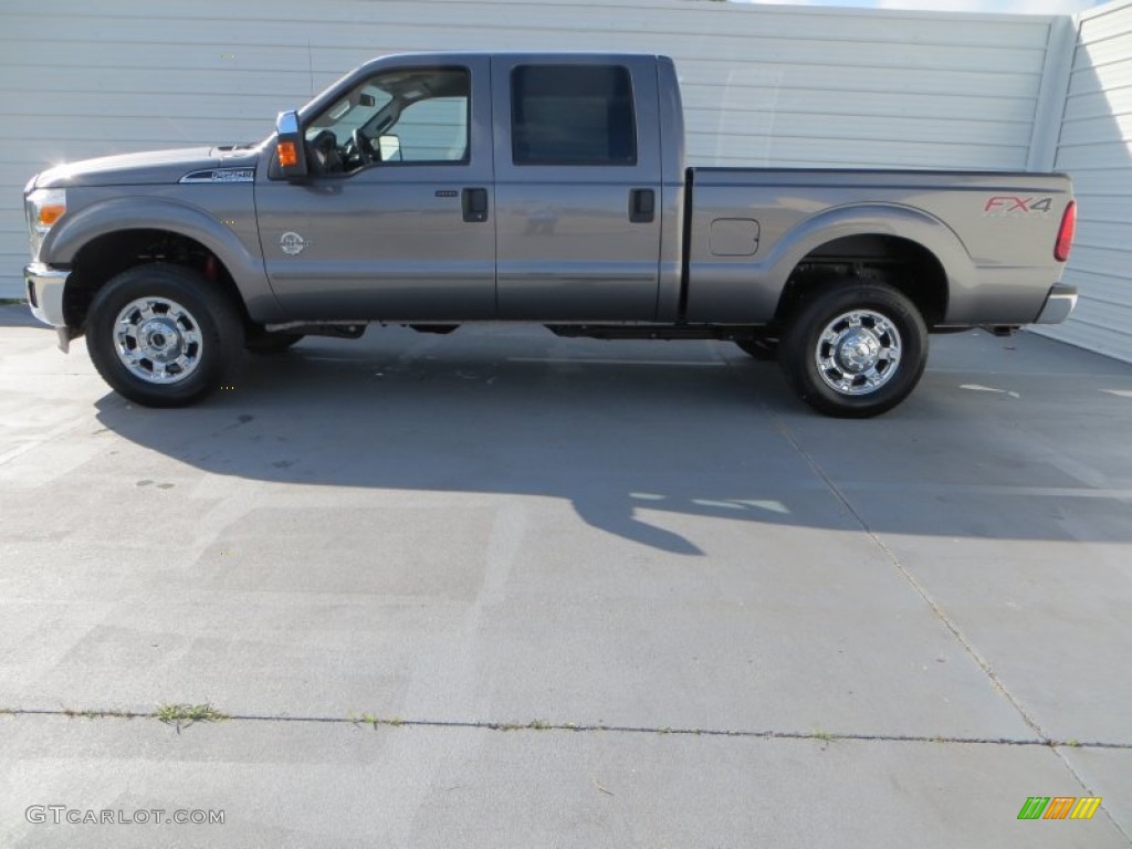 2012 F250 Super Duty XLT Crew Cab 4x4 - Sterling Grey Metallic / Steel photo #6