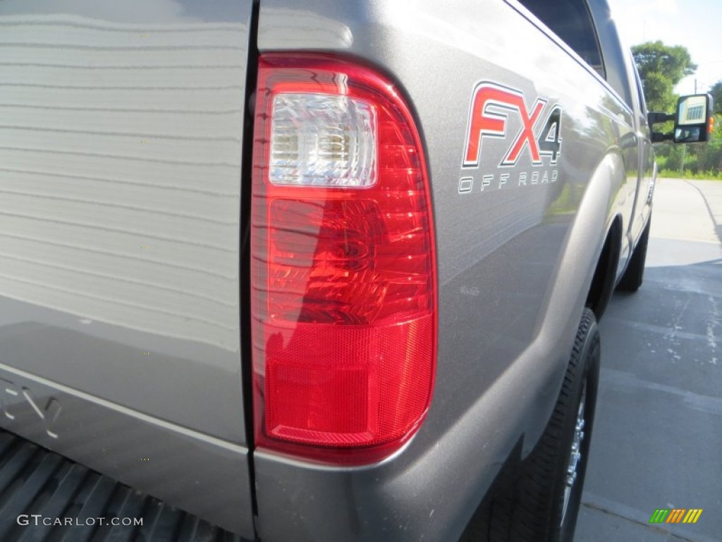 2012 F250 Super Duty XLT Crew Cab 4x4 - Sterling Grey Metallic / Steel photo #21