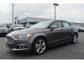 2013 Sterling Gray Metallic Ford Fusion SE 2.0 EcoBoost  photo #3