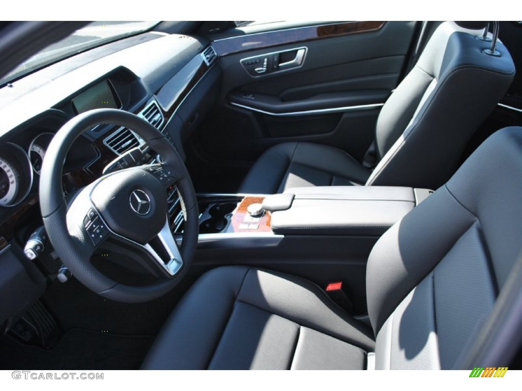 2014 E 350 4Matic Sport Sedan - Black / Black photo #4