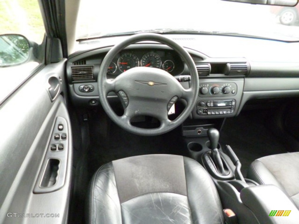 2004 Chrysler Sebring Sedan Dark Slate Gray Dashboard Photo #82089478