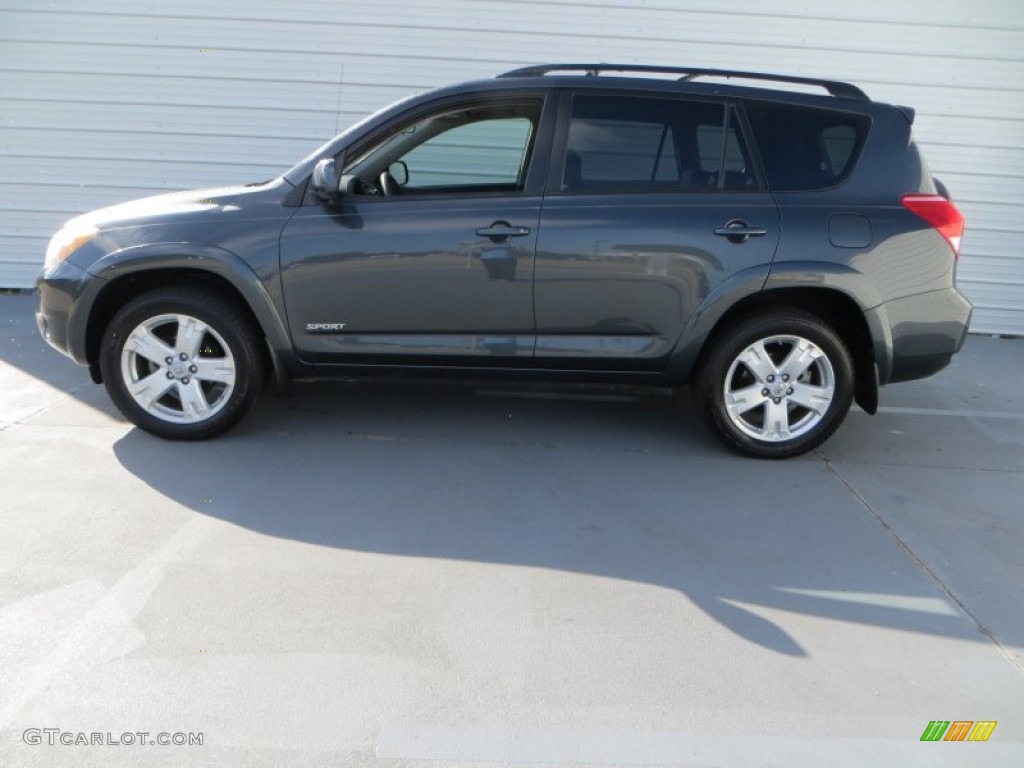 2006 RAV4 Sport - Flint Gray Mica / Dark Charcoal photo #6
