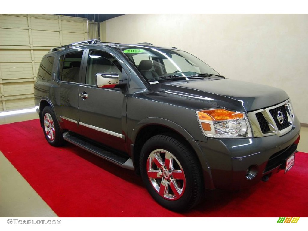 Smoke Gray Nissan Armada