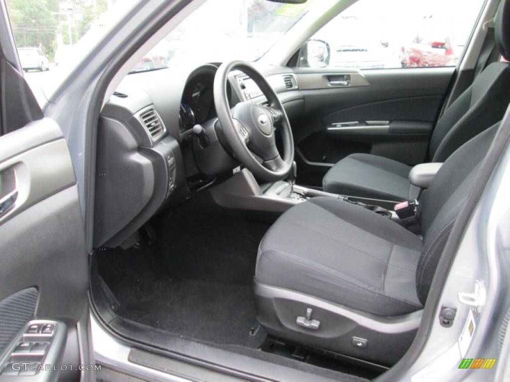 Black Interior 2012 Subaru Forester 2.5 X Premium Photo #82093604