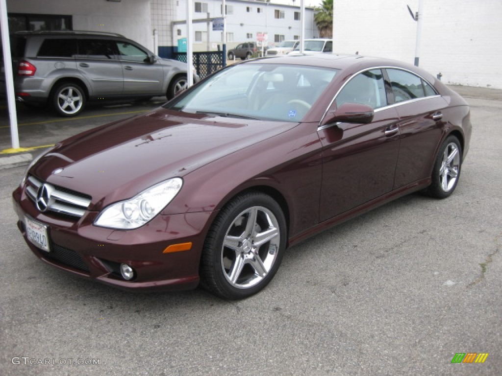 2009 CLS 550 - Barolo Red Metallic / Cashmere photo #5