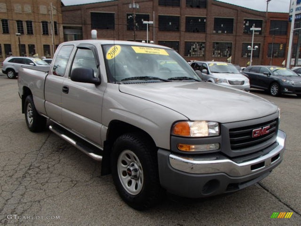 2006 Sierra 1500 Extended Cab 4x4 - Silver Birch Metallic / Neutral photo #2