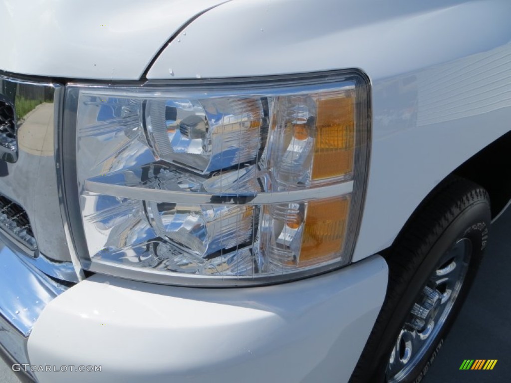 2011 Silverado 1500 LS Crew Cab - Summit White / Dark Titanium photo #9