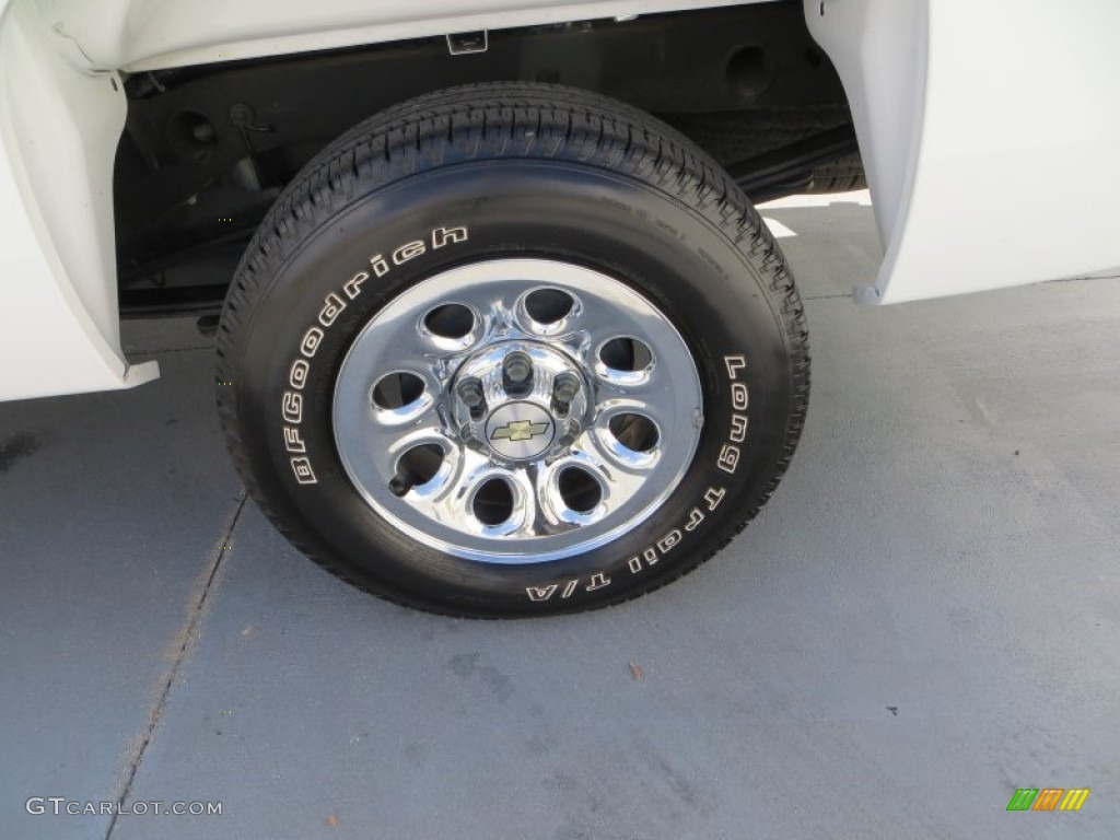 2011 Silverado 1500 LS Crew Cab - Summit White / Dark Titanium photo #12